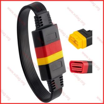 OBD2 16pin extension cable with German flag protector – Xdiag DBScar 7