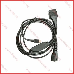 Xdiag Launch X431 DoIP Connector side view – stable diagnostic cable