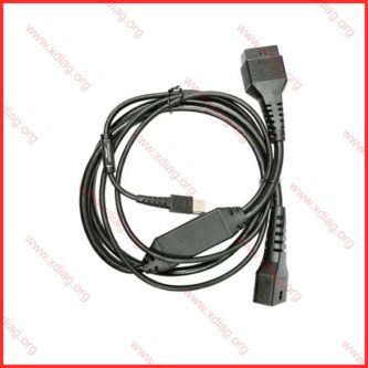 Xdiag Launch X431 DoIP Connector side view – stable diagnostic cable