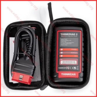 ThinkDiag 2 in protective case with cable – XDiag compatible