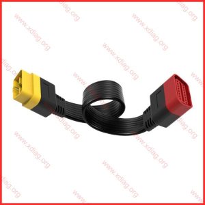 Xdiag 16pin to 16pin OBD2 extension cable – durable diagnostic adapter