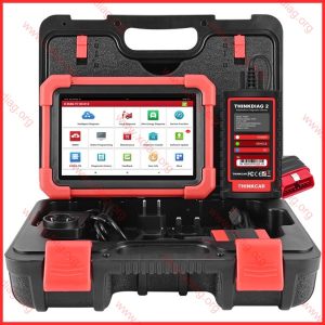Xdiag Thinkdiag 2 diagnostic set with tablet, OBD2 connector and carrying case